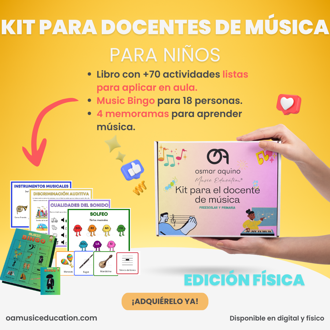 Kit para docentes de música: Niños (Físico)