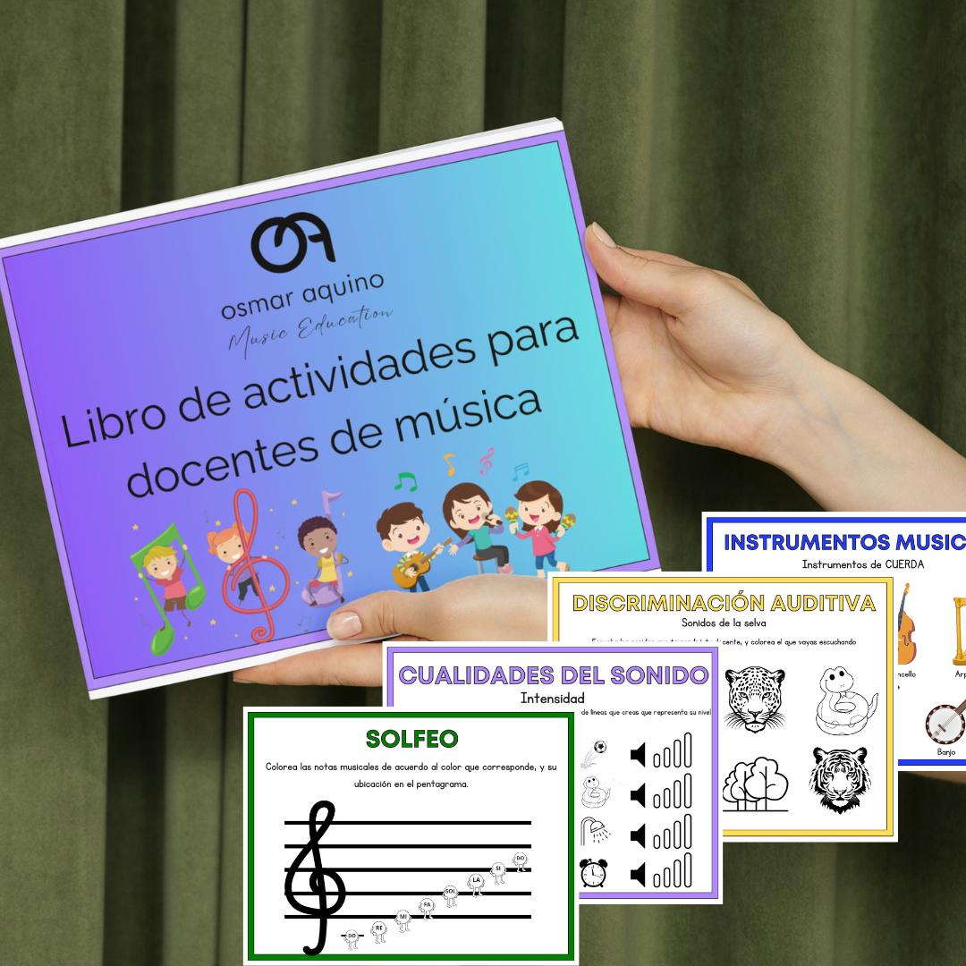 Libro de actividades de música para docentes de preescolar y primaria