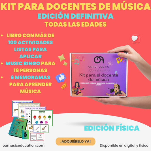 Kit para docentes de música: Todas las edades (Físico)