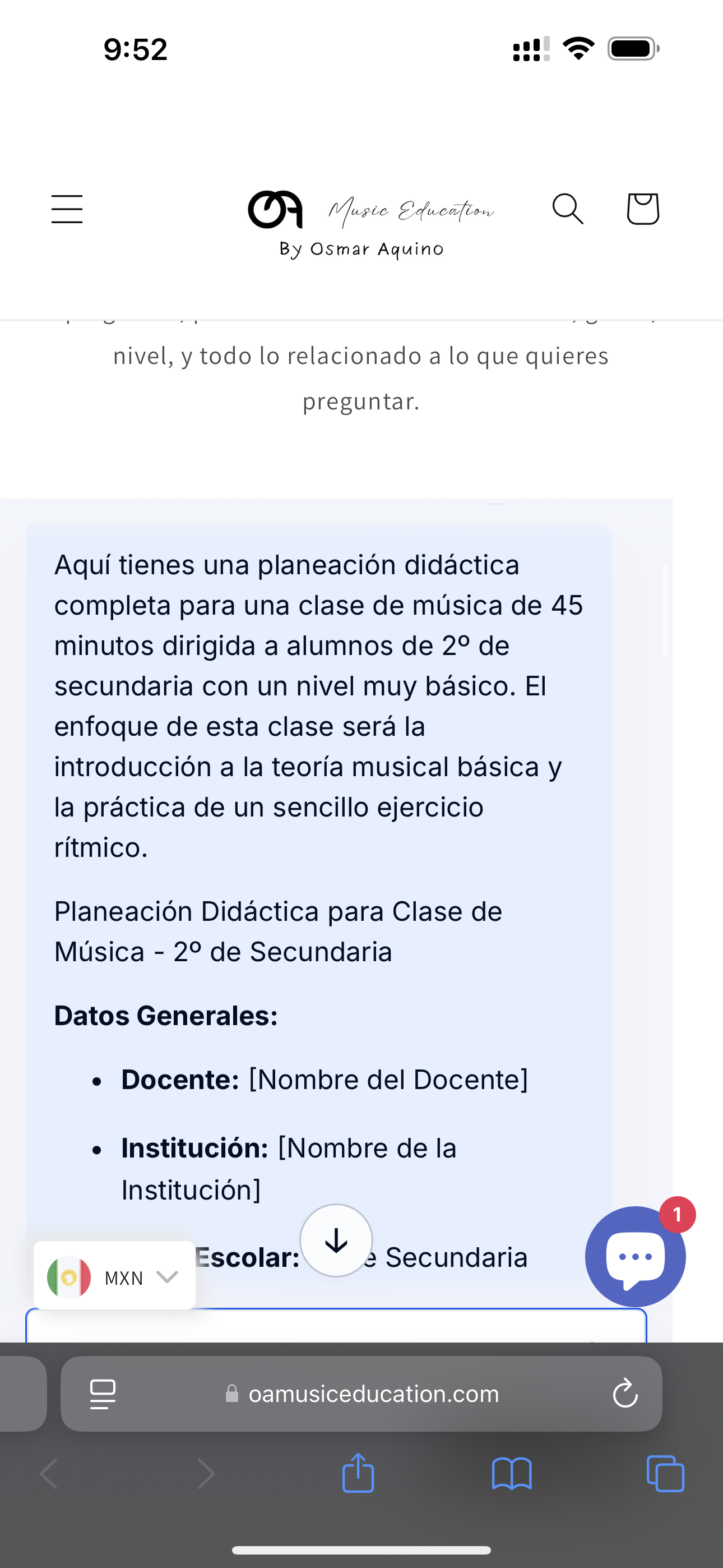 ¡Haz tus planeaciones con IA! Asistente Virtual para clases de música: Music Mentor Pro